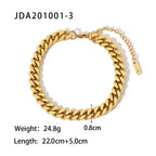 Chain Cross Double Layer Daity Anklet