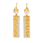 Fashion PVD Gold Plated Stainless Steel Jewelry Women Earring