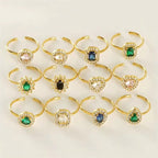 Personality Opening Adjustable 18K Stainless Steel Jewelry Hypoallergenic Ring